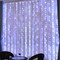 Perfect Holiday 300 LED Curtain String Lights Plug In - 8 Light Modes - Remote Control Included